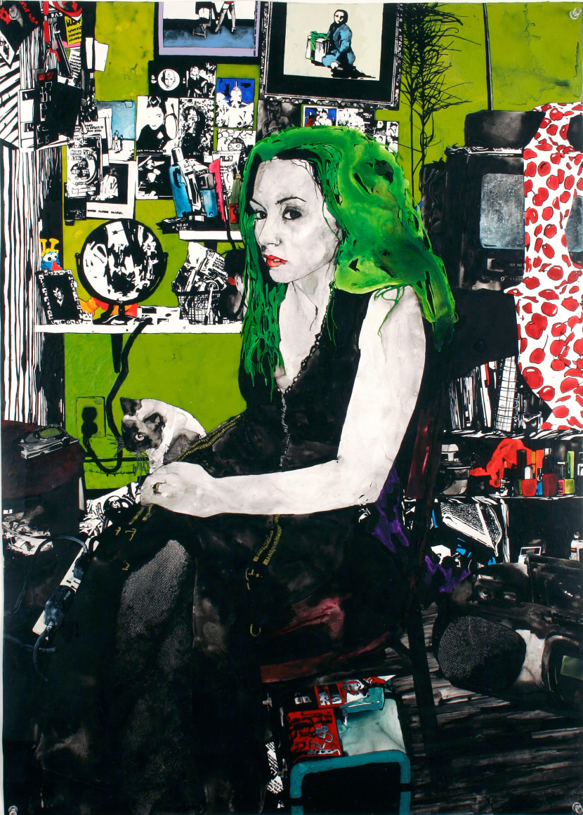 Zak Smith, Girls In The Naked Girl Business: Aprella, 2005