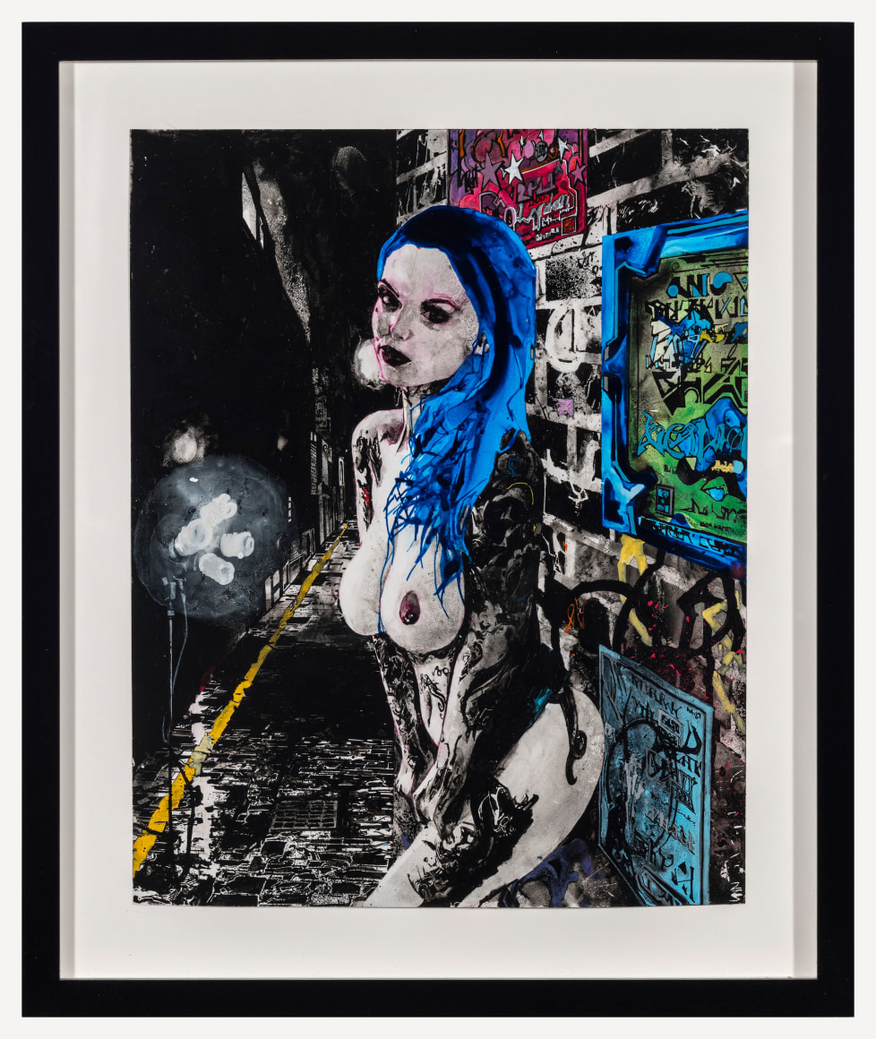 Zak Smith, Riae Shooting in London, 2021