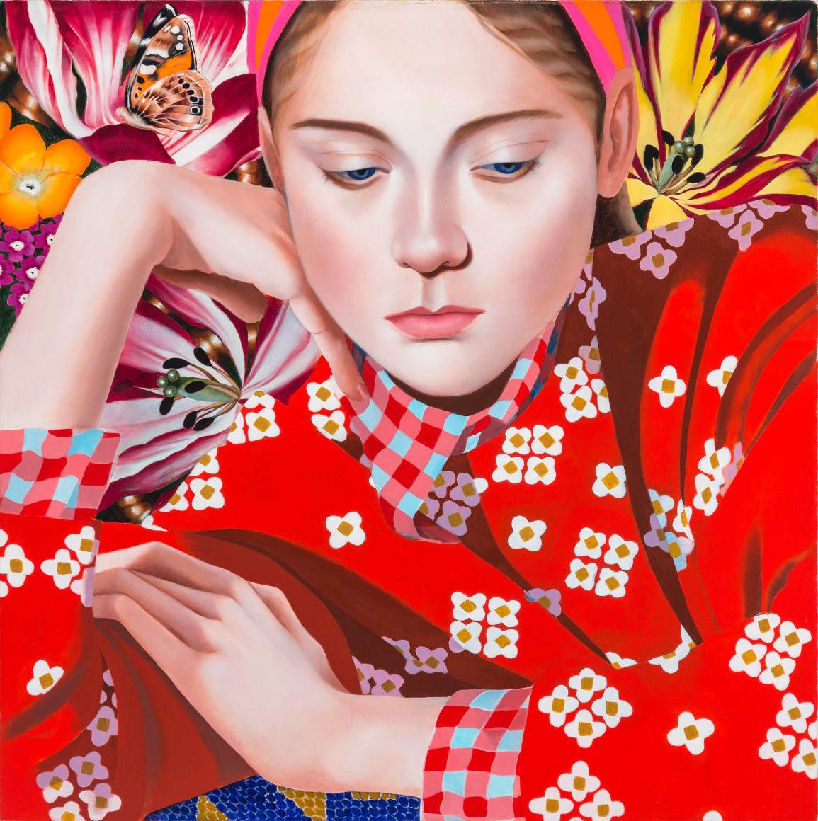 Jocelyn&nbsp;Hobbie Aurora in Red Sweater, 2019