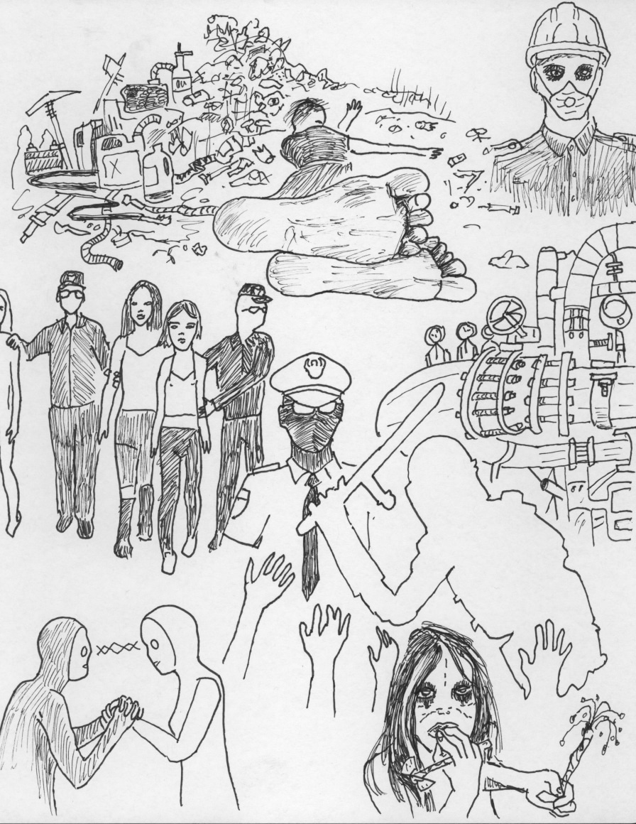 Douglas Kolk, Untitled (Police Force),&nbsp;2011