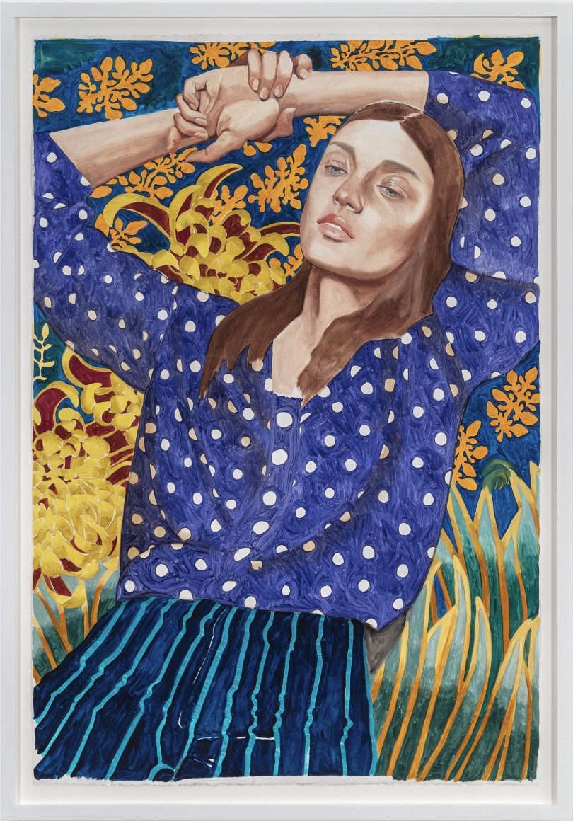 Jocelyn Hobbie, Swoon (work on paper), 2022