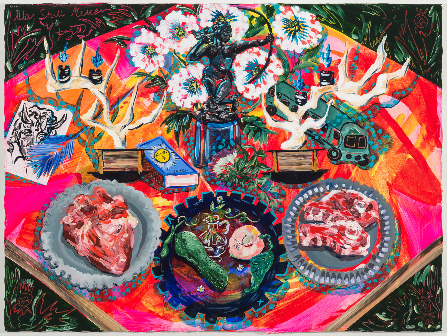 Kate&nbsp;Pincus-Whitney Feast in the Neon Jungle: The Huntress Diana Cazadora, 2020