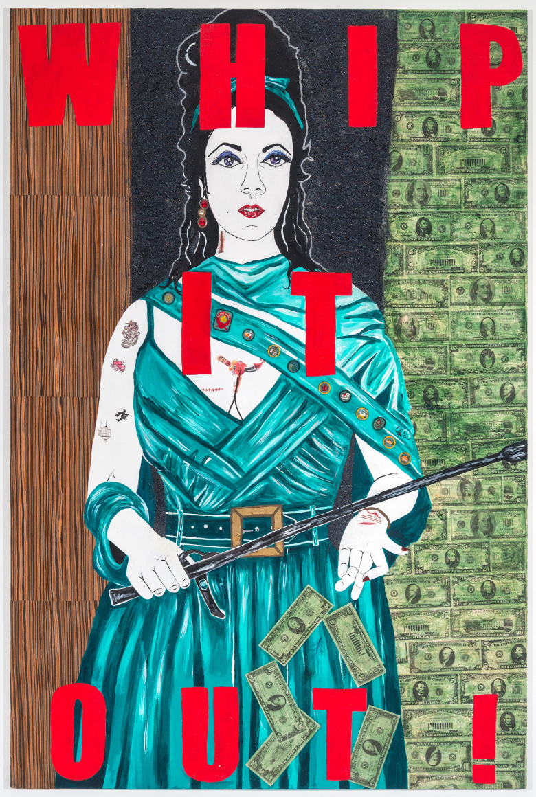 Kathe&nbsp;Burkhart Whip it Out: from the Liz Taylor Series (Reflections in a Golden Eye), 2012-2013