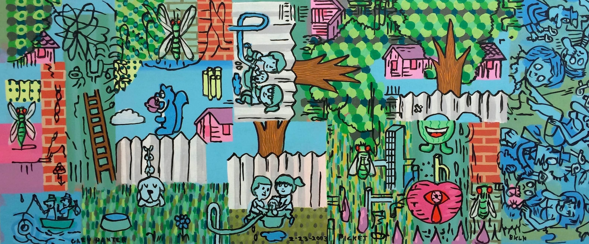 GARY PANTER, Picket, 2003