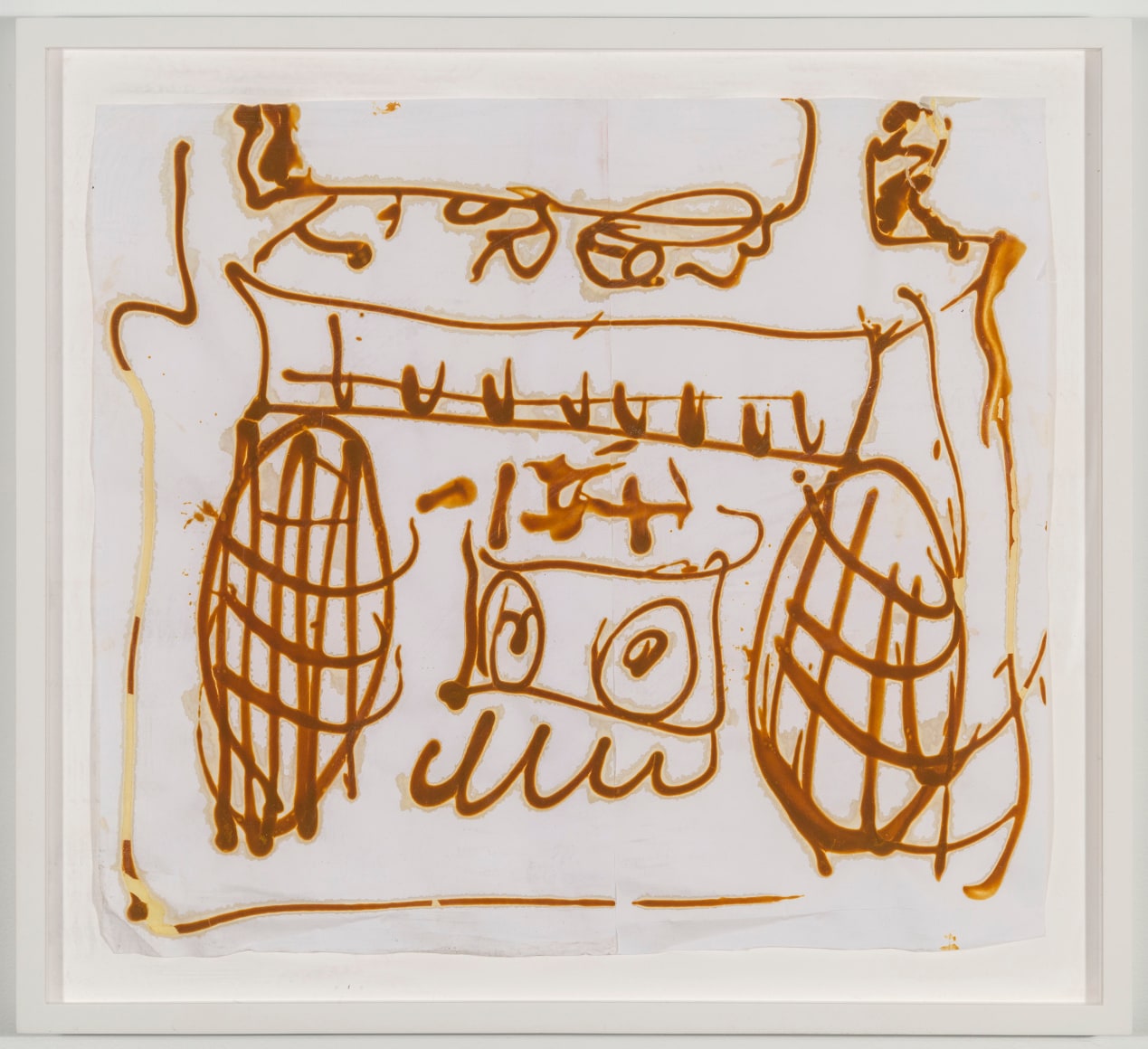 BRIAN BELOTT, Mustard Drawing (Boombox),&nbsp;2015