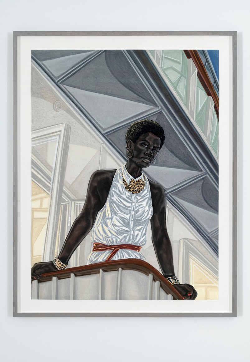 Toyin Ojih Odutola, Anchor, 2018