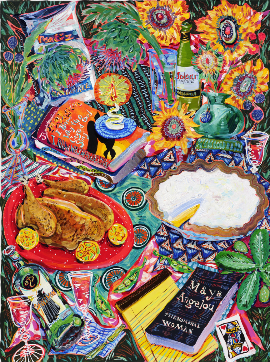 Kate&nbsp;Pincus-Whitney, The Gods are in the Kitchen: Phenomenal Women, Phenomenally (For Dr Maya Angelou), 2022