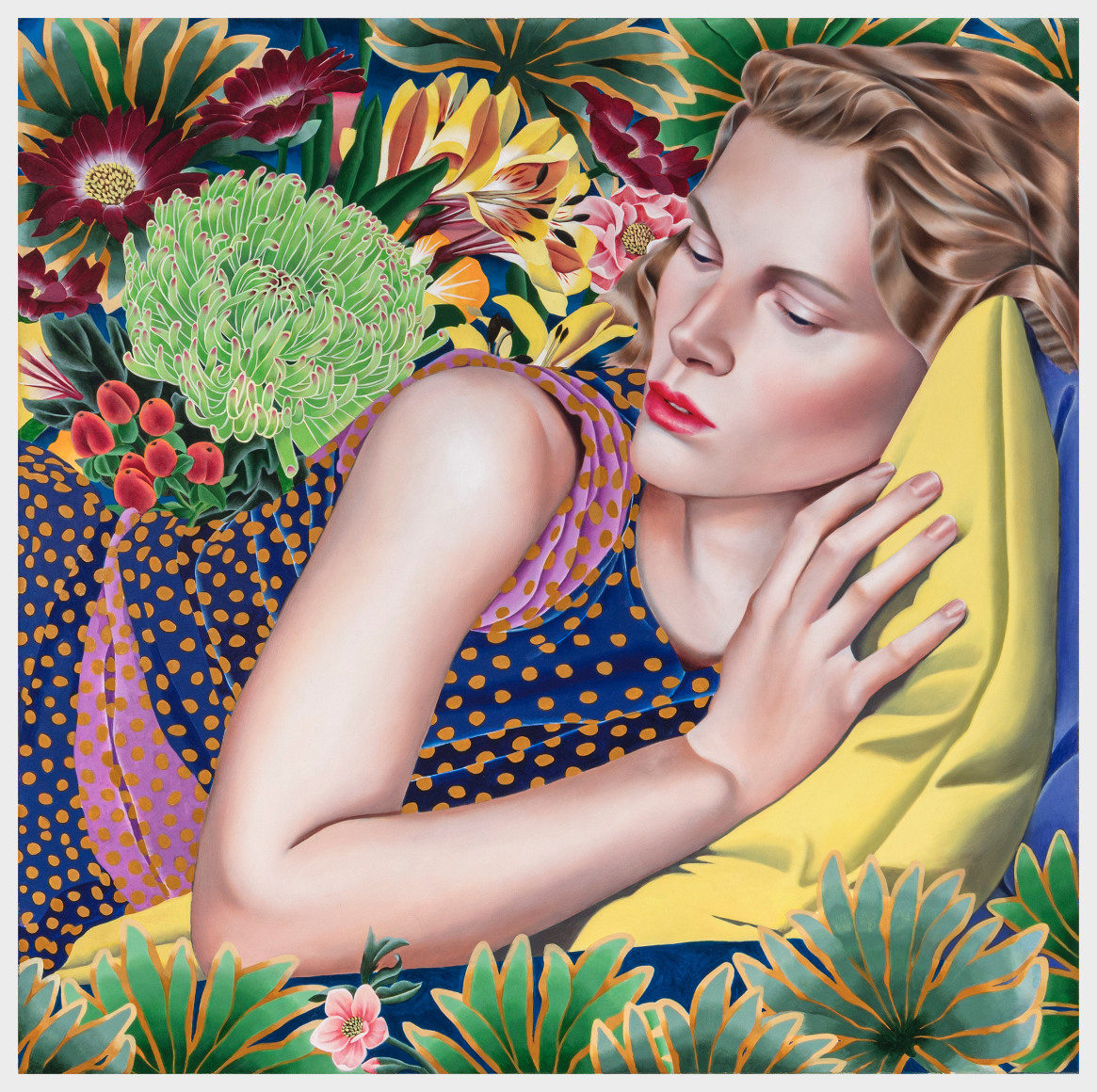 Jocelyn Hobbie, Blonde in Verdure, 2022