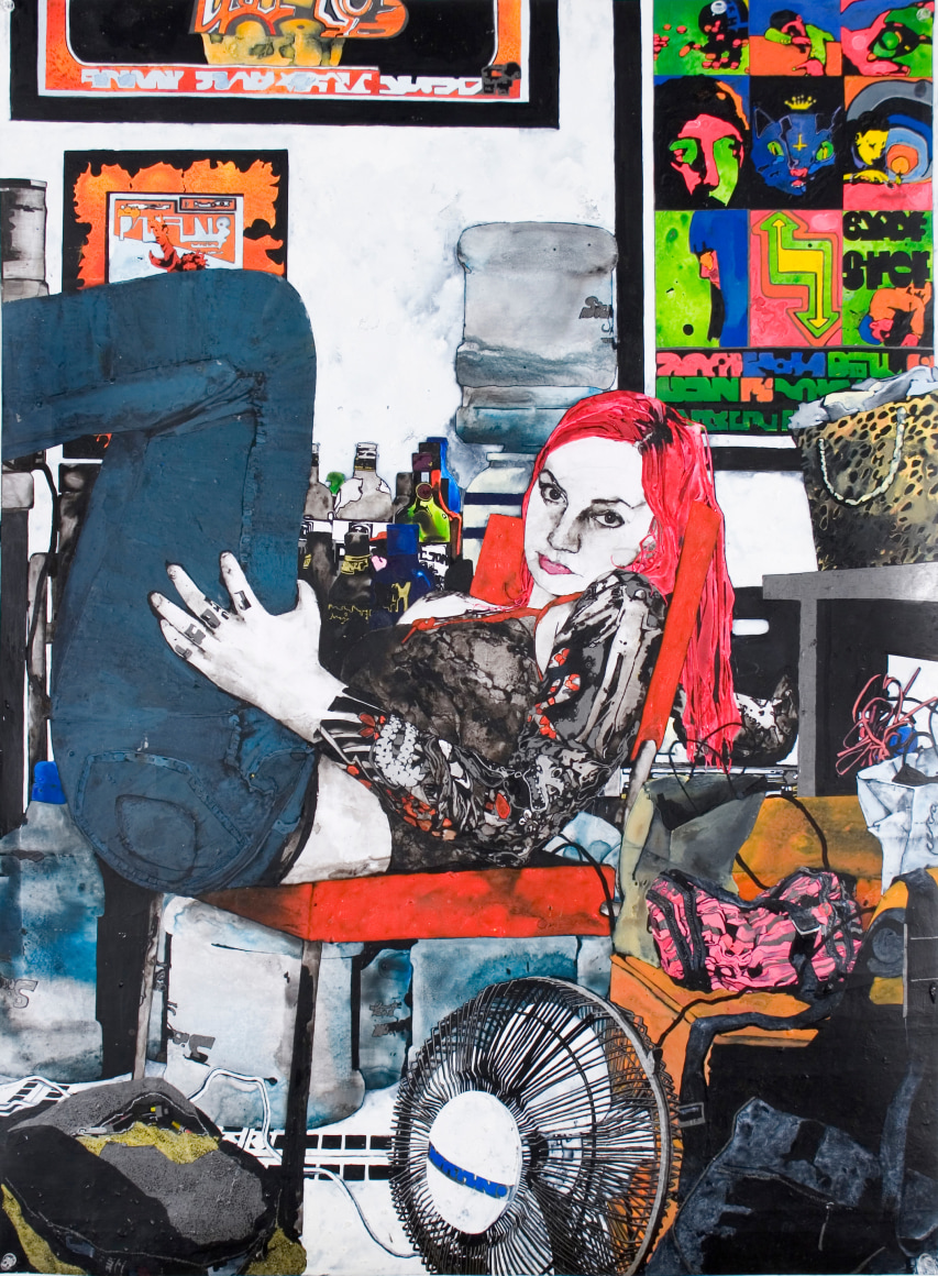 Zak Smith, Girls in The Naked Girl Business: Sawa, 2005