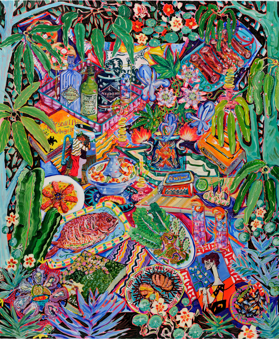 Kate Pincus-Whitney, The Gods are in the Kitchen: Thirst drove me down to the water where I drank the moon&#039;s reflection, 2022