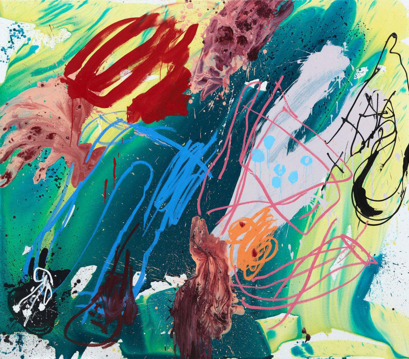 Cristina de&nbsp;Miguel, Falling in Yellow, 2022