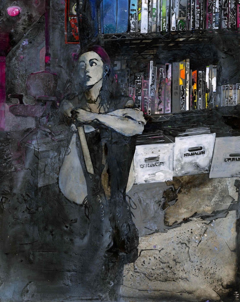 Zak Smith, Fear Makes People Grab the Nearest Weapon and Stop Moving, 2017