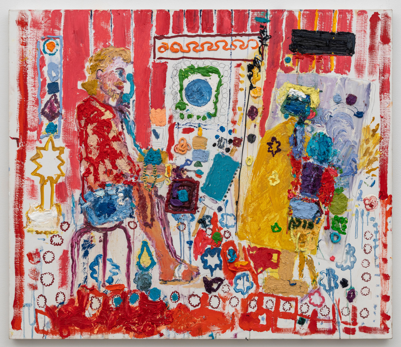 Thomas Trosch, The Striped Salon, 2024