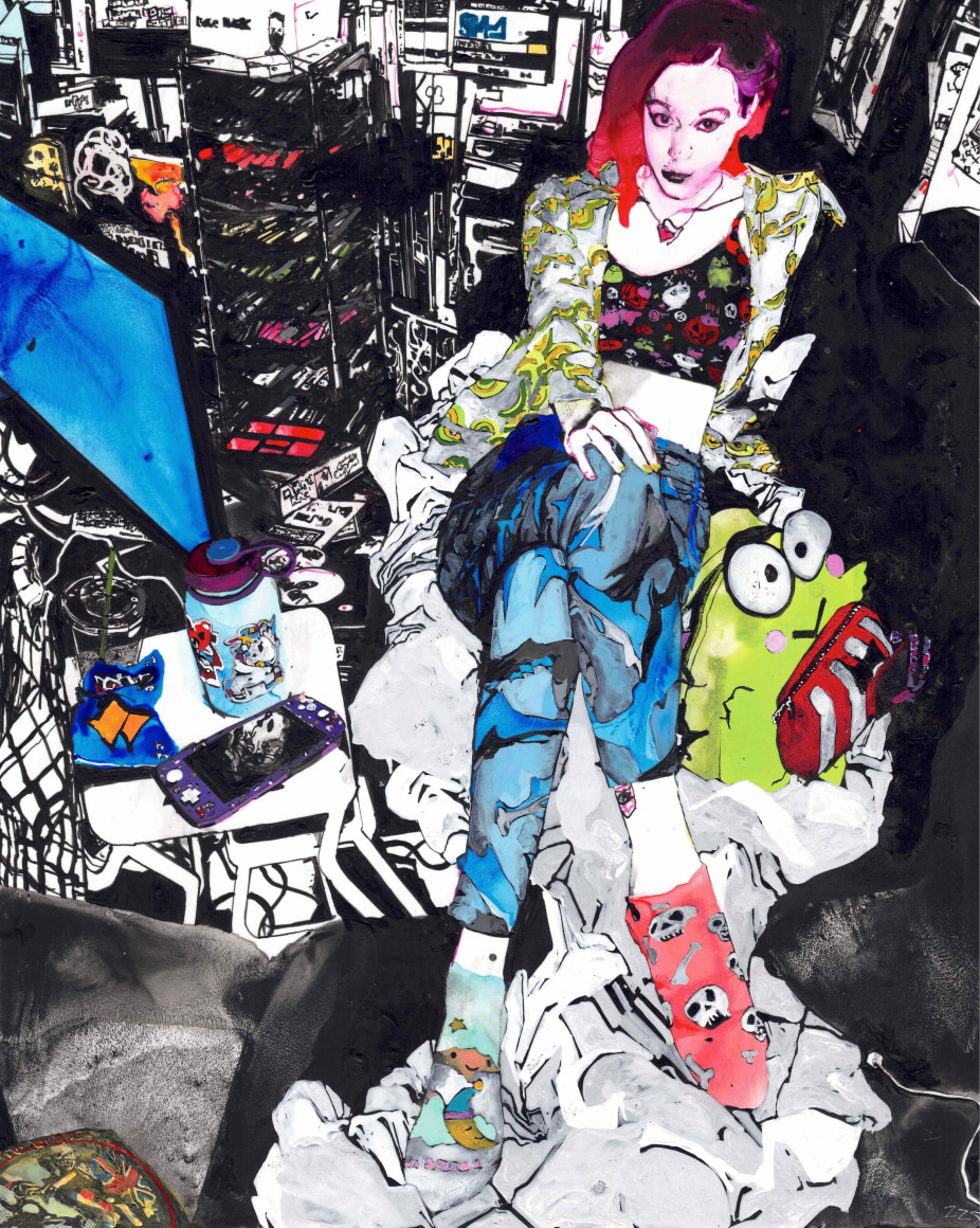 ZAK SMITH Kacie on the Couch, 2021