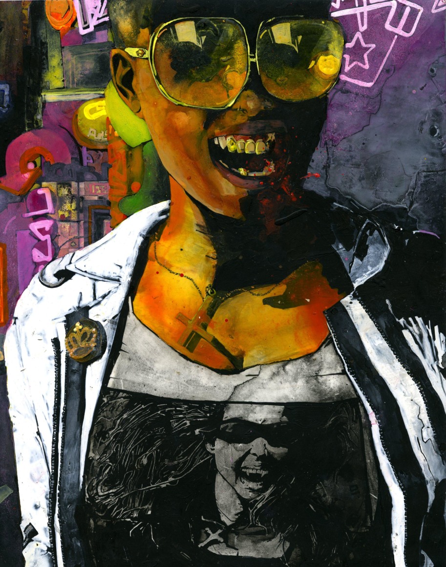 Zak Smith, I Love LA #1, 2018