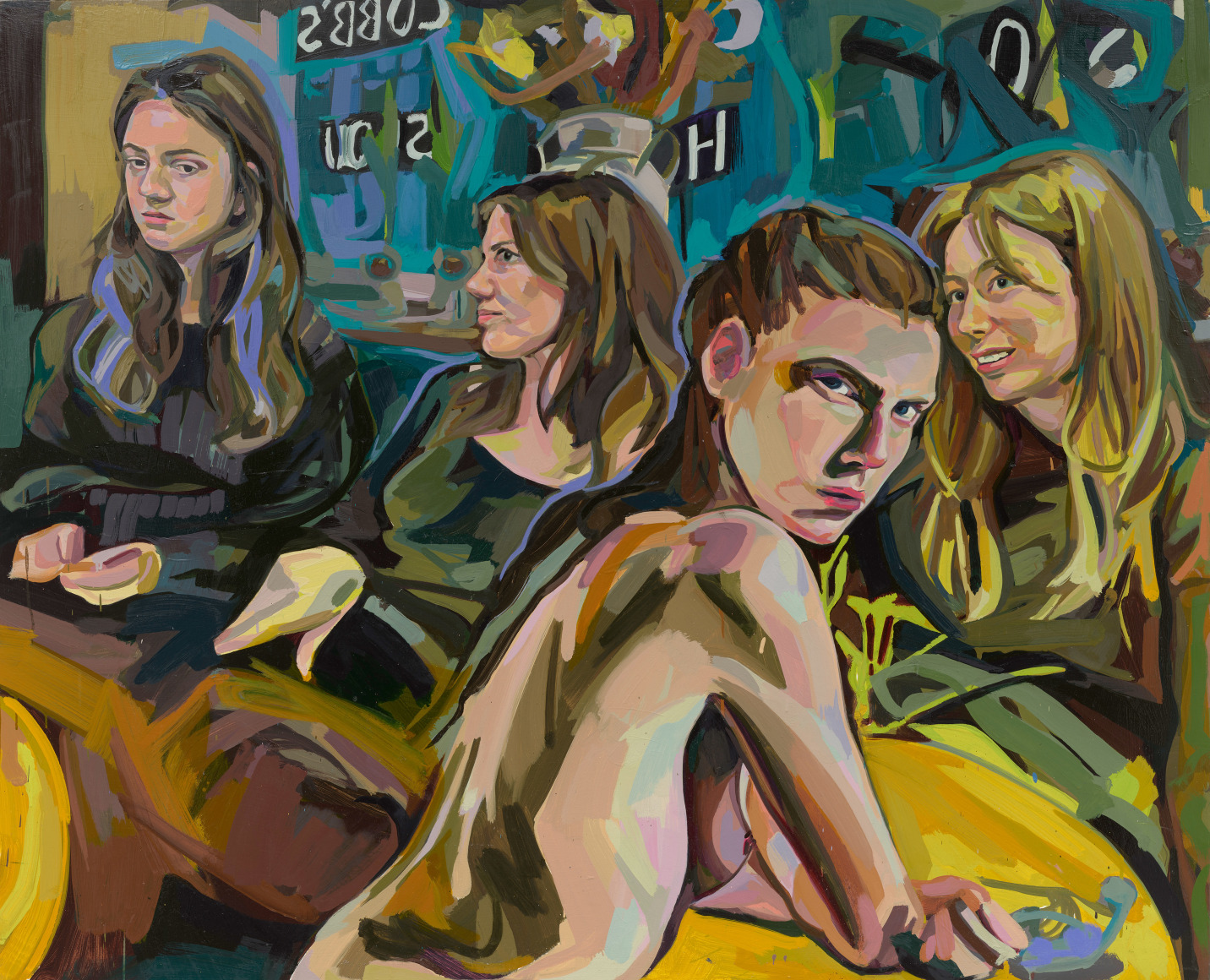 Anna Kenneally, Disordered Interior in Yellow, 2023