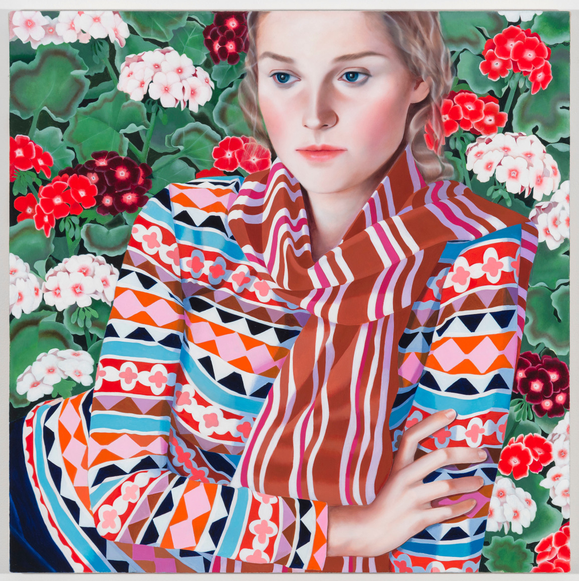 Jocelyn Hobbie, Fair Isle, Geranium, 2017