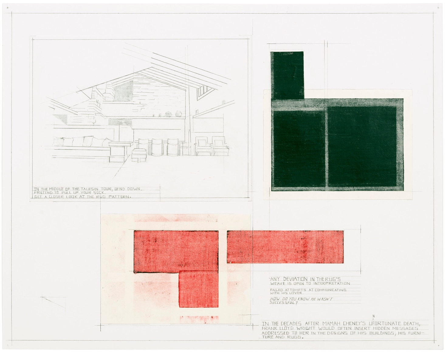 Deb Sokolow, Any deviation in the rug&rsquo;s pattern is open&nbsp;to interpretation,&nbsp;2016