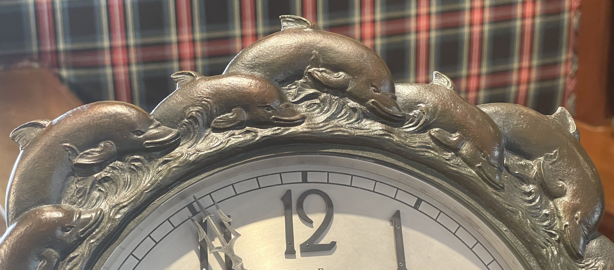 Rare Tiffany Makers Ship Strike Clock with Perpetual Calendar, Made for