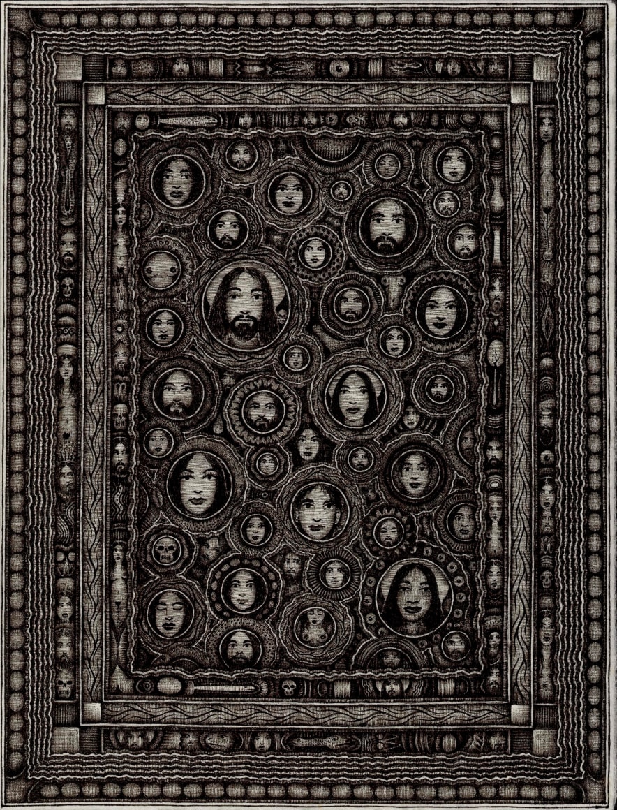 Huston Ripley Untitled (#11M2), 2011 Ink on Japanese paper 12 ½ x 9 ½ in. / 31.8 x 24.1 cm.