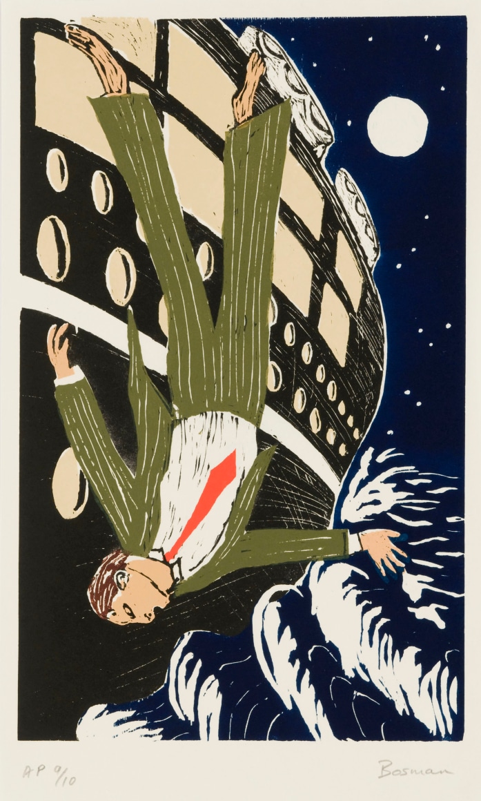 Richard Bosman Full Moon, 1986 Woodcut