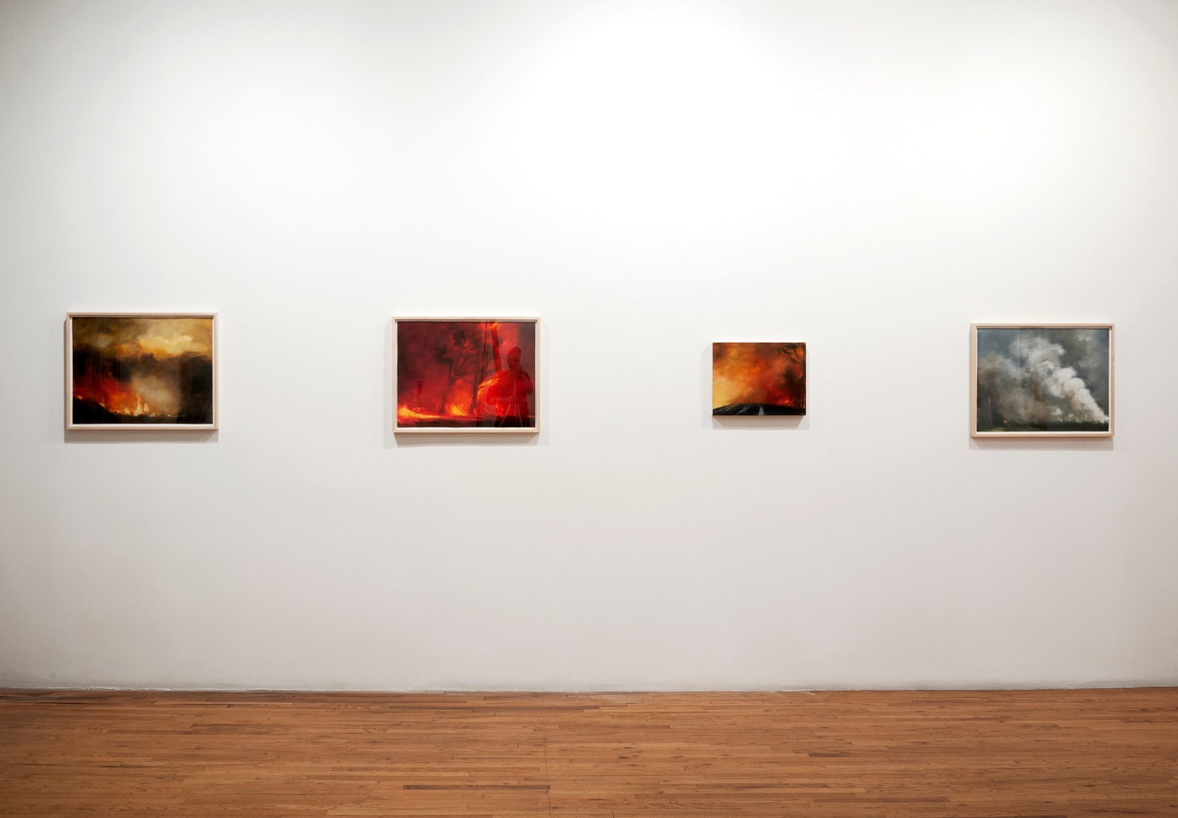 Karen Marston Fire Season installation view