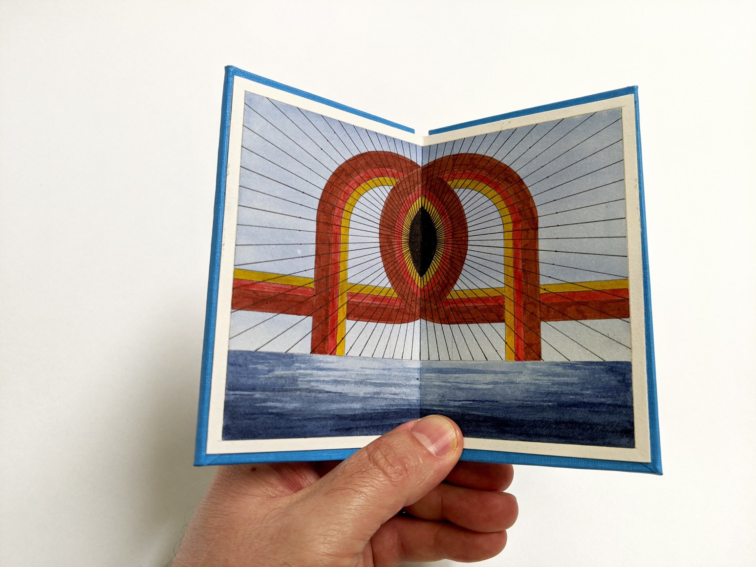 Jon Cowan painted book