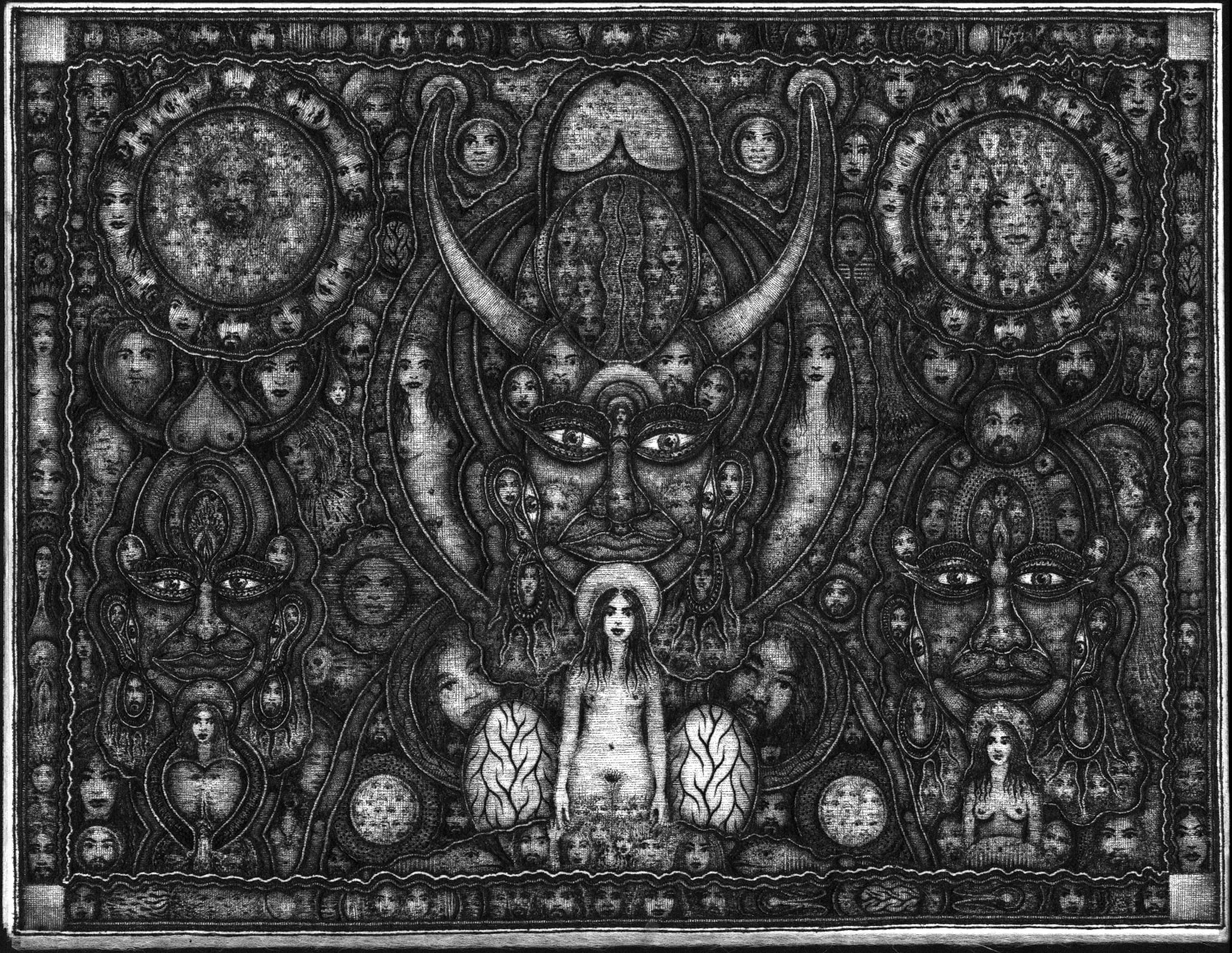 Huston Ripley Untitled (#4M6), 2004 Ink on Japanese paper 12 ½ x 9 ½ in. / 31.8 x 24.1 cm.