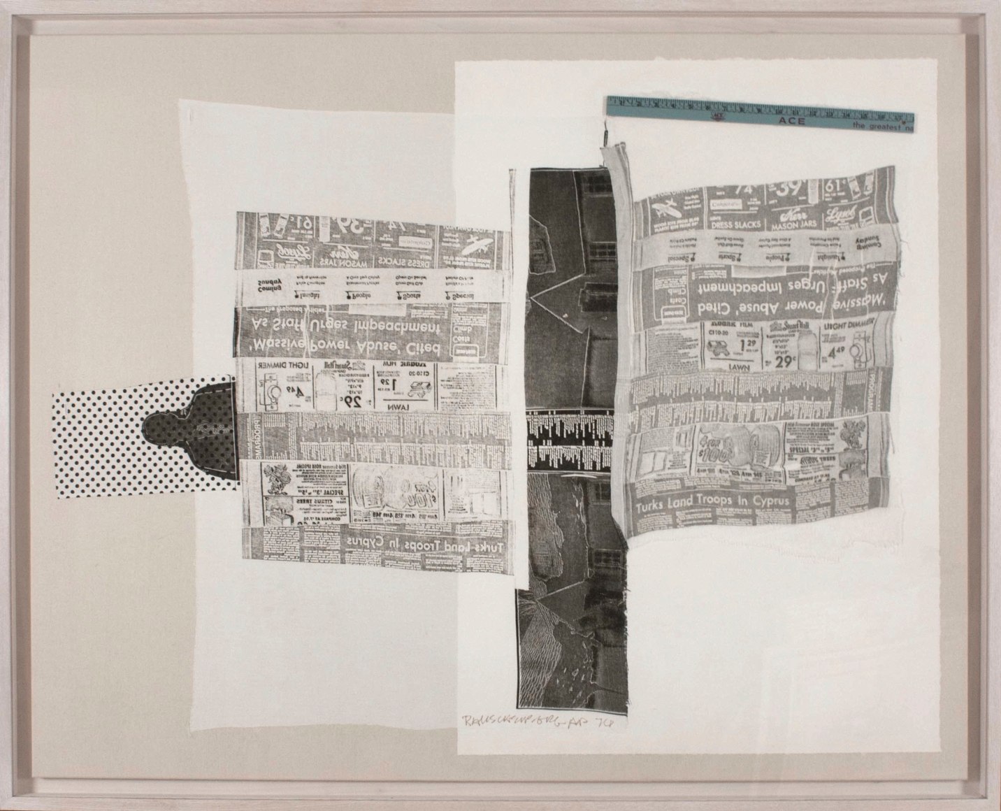 Sheephead, 1974 by Robert Rauchenberg