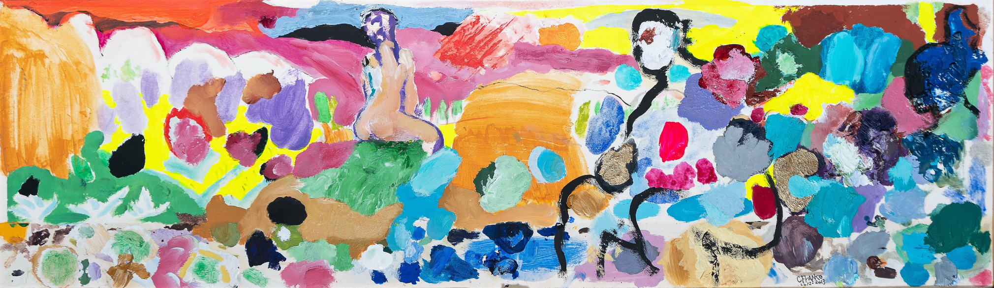 Nota Nostalgica by Carlos Franco at Hoerle-Guggenheim Gallery