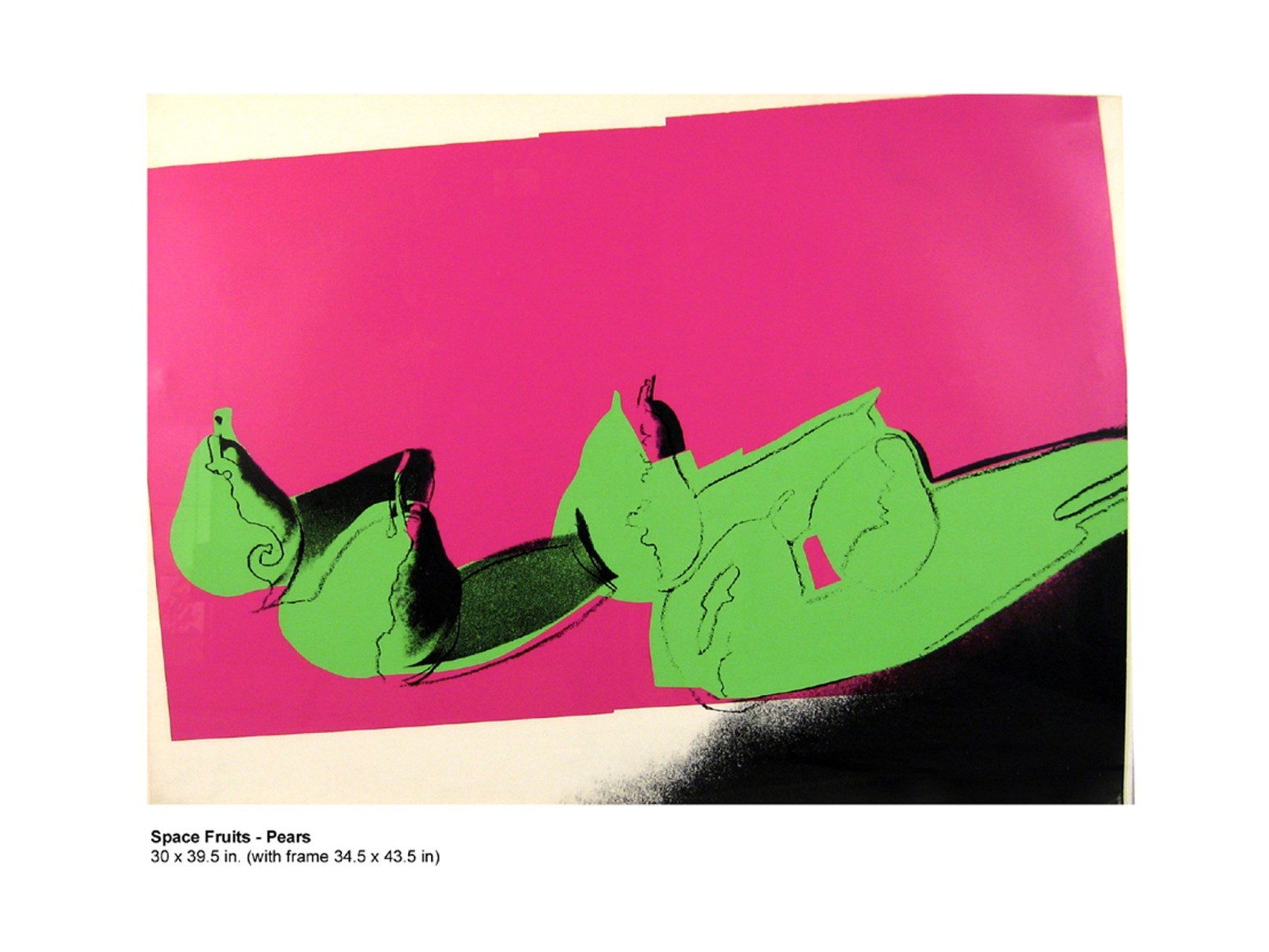 Space Fruits Pears - Warhol