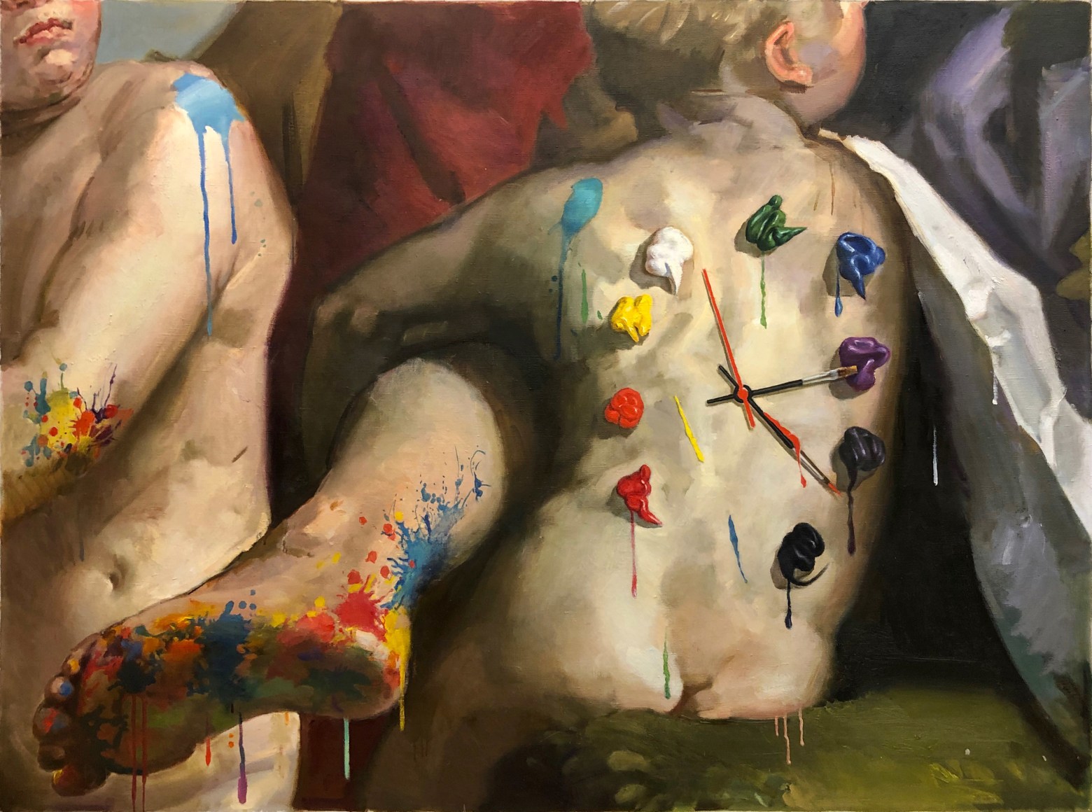 No Time to Waste by Arsen Savadov at Hg Contemporary art gallery