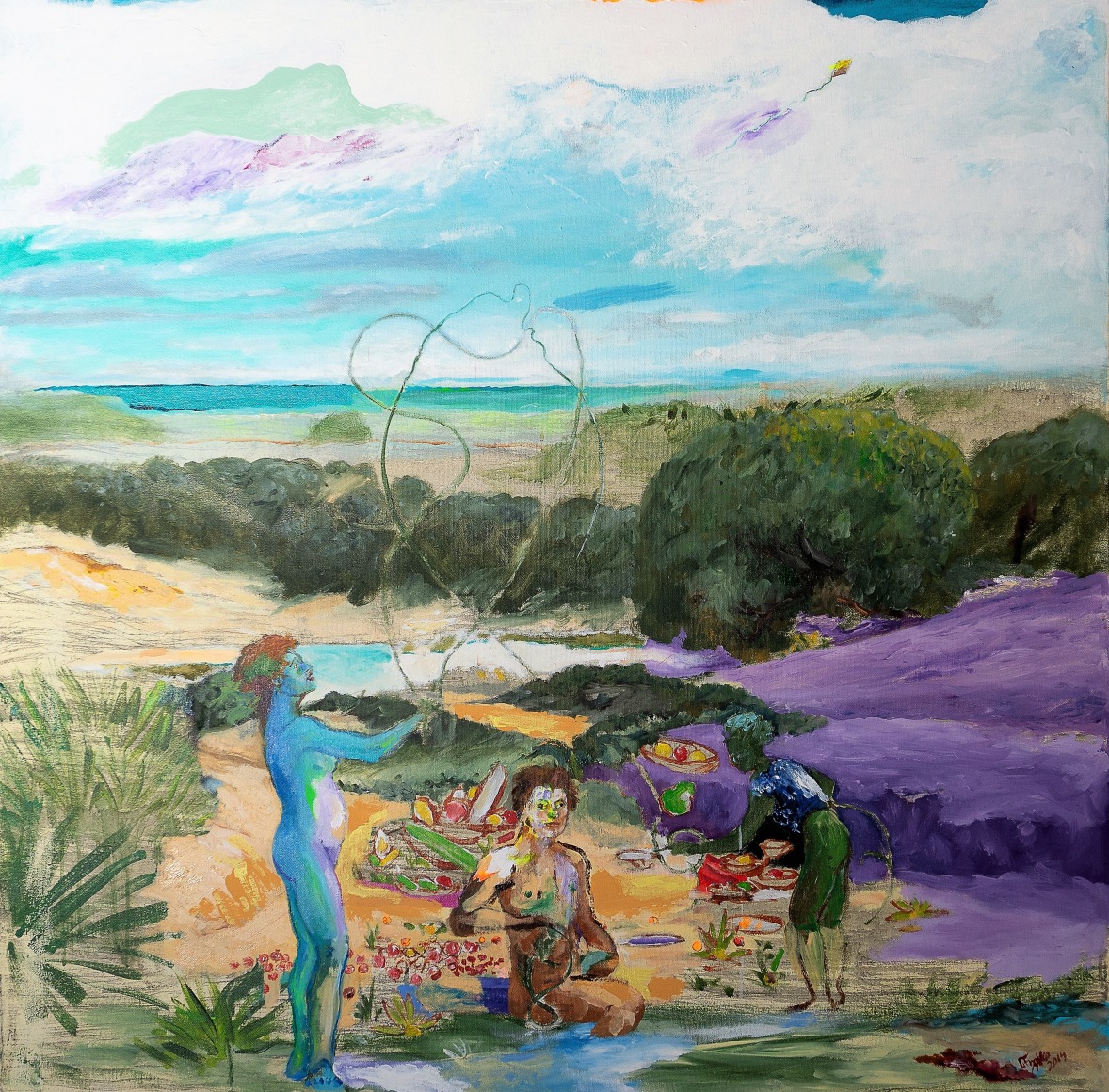 Desayuno Sobra la Arena from Visto, no vista by Carlos Franco at Hg Contemporary