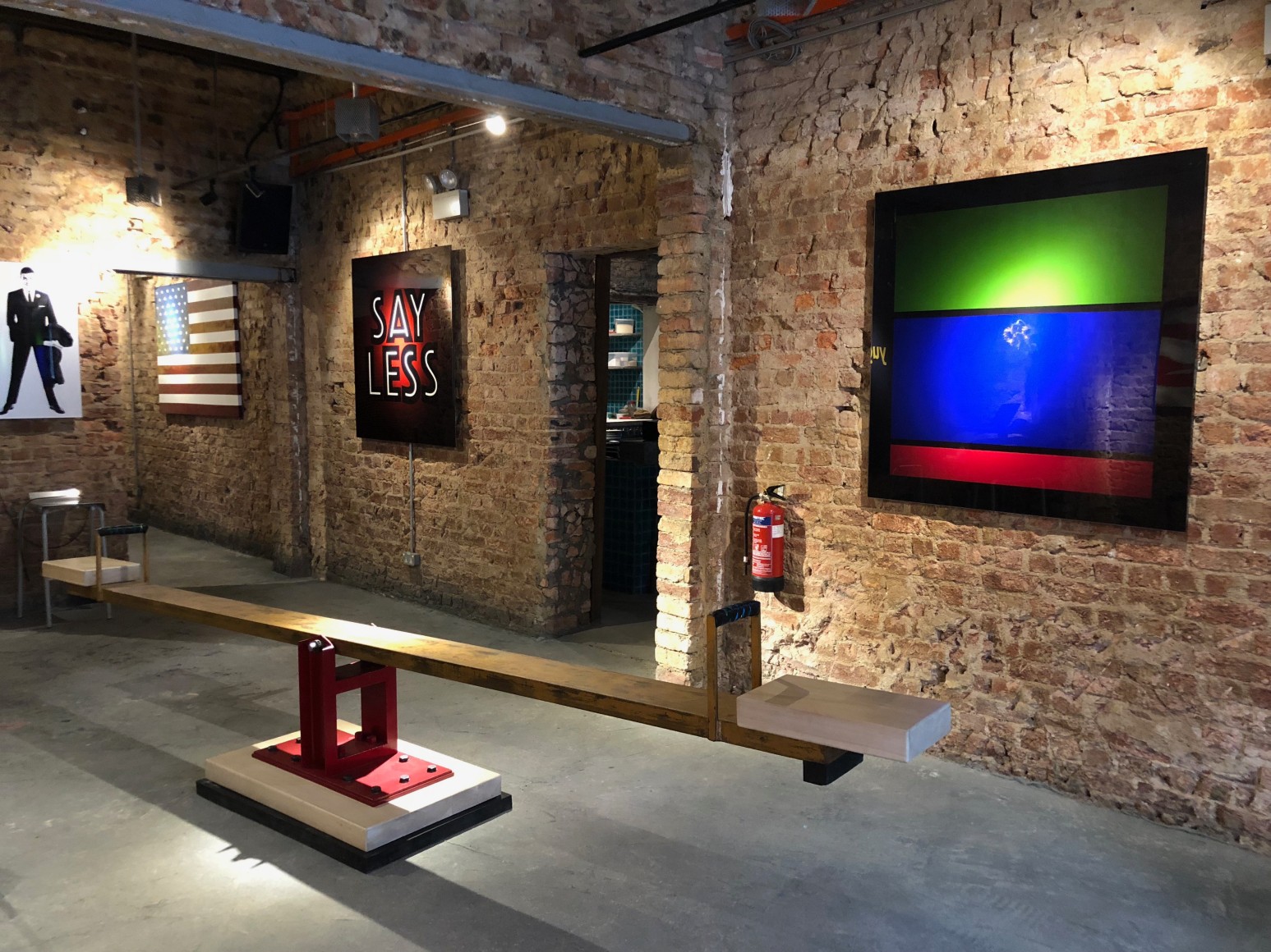 Exhibition View of Young Americans Tour at Hoerle-Guggenheim Contemporary