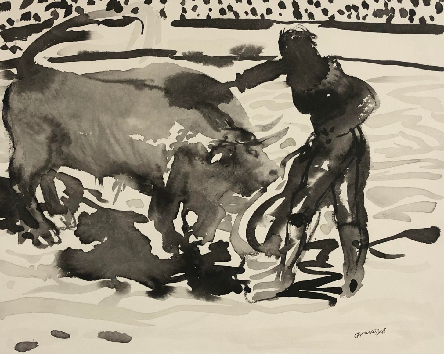 Mete y Saca by Carlos Franco at Hg Contemporary art gallery