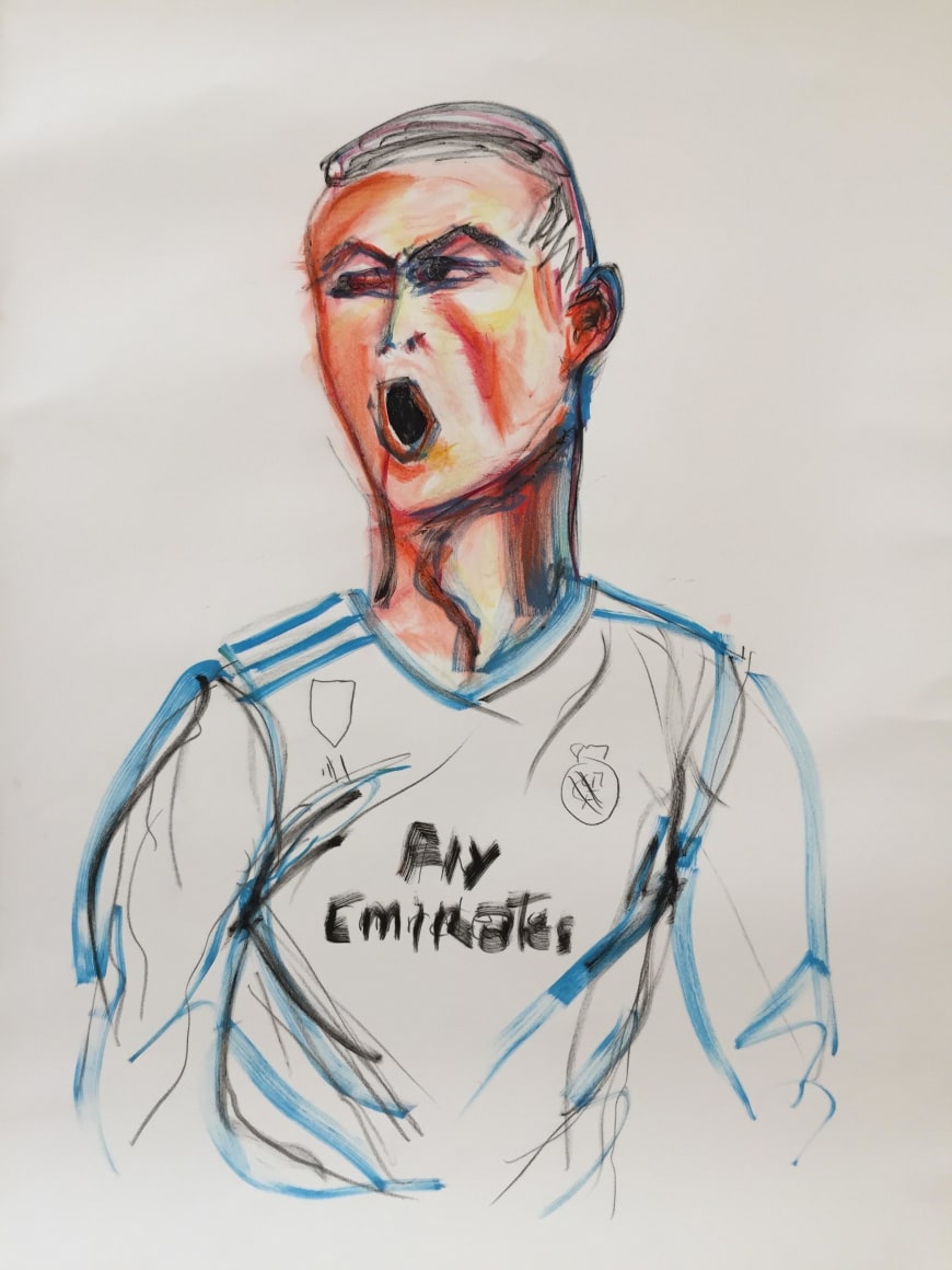 Piece from Smile by Alejandro Sanz and Domingo Zapata at Hg Contemporary Art gallery