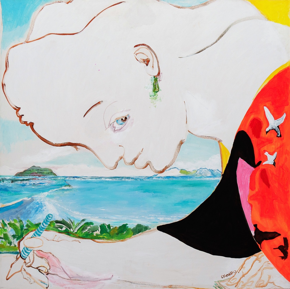 Al otro lado del arrecife by Carlos Franco at Hg Contemporary art gallery