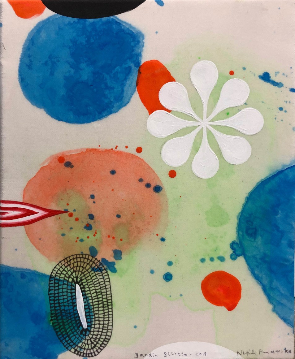 Jardín secreto Nº4 by Fumiko Negishi at Hg Contemporary, founded by Philippe Hoerle-Guggenheim