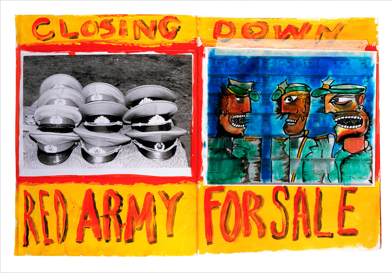 Red Army by Dan Eldon at Hg Contemporary, founded by Philippe Hoerle-Guggenheim