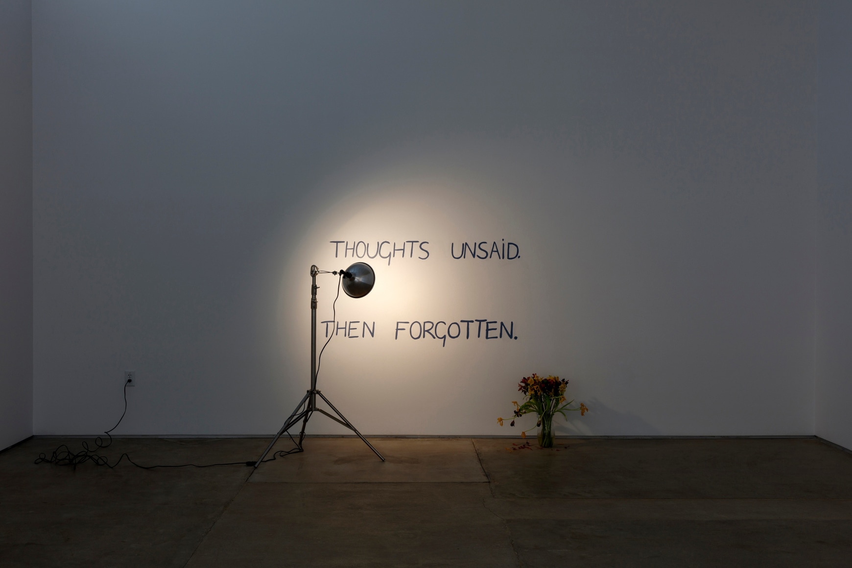 Bas Jan&nbsp;Ader, Thoughts unsaid, then forgotten, 1973 / 2023