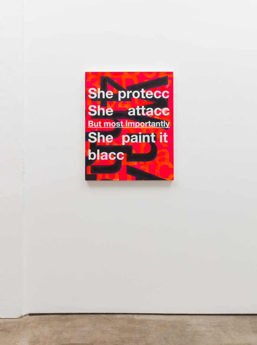 Johannes Wohnseifer, She Paint It Blacc