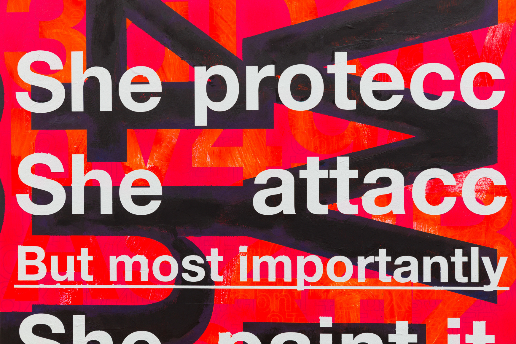 Johannes Wohnseifer, She Paint It Blacc