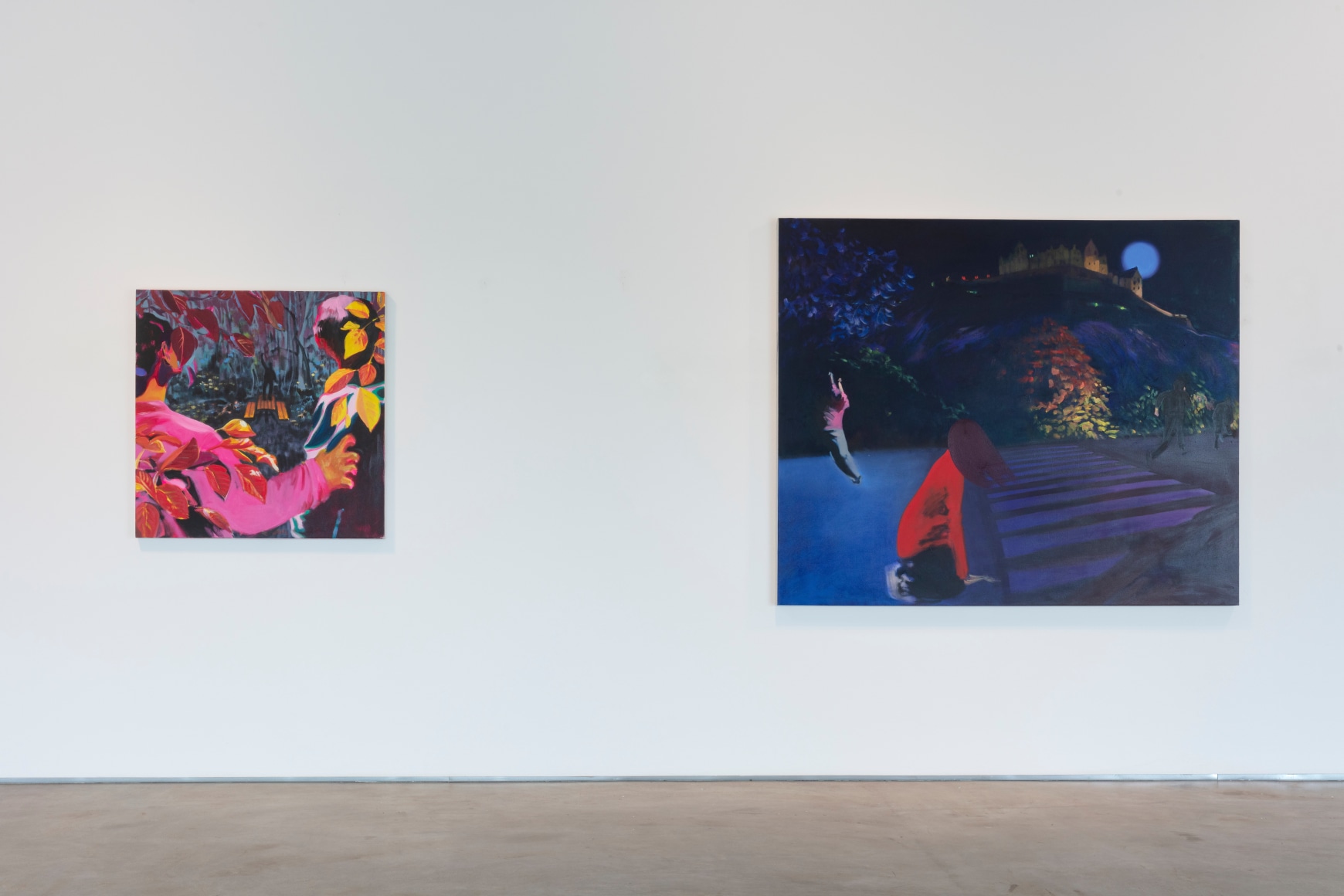 Yifan Jiang paintings Midsummer and Edinburgh