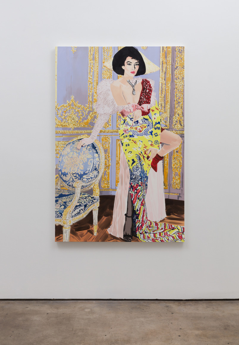  Christiane&nbsp;Lyons Louise: Arrangement in Radiant Lemon and Bluish Parma