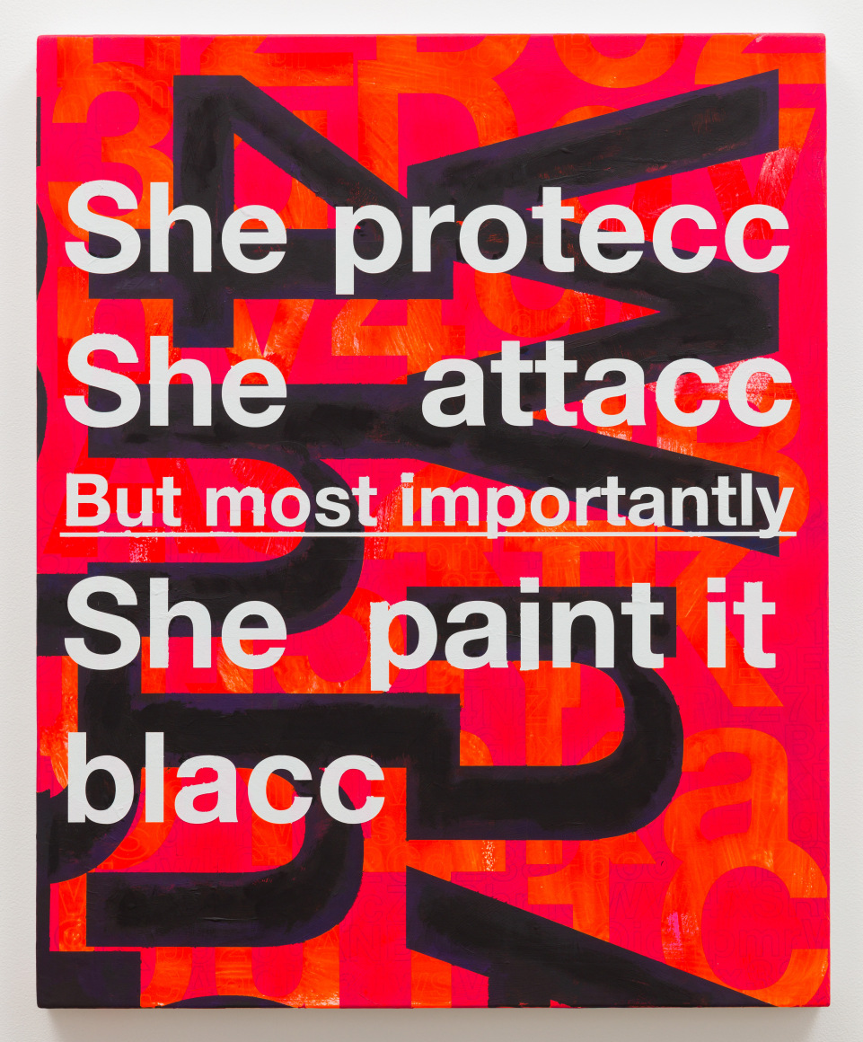 Johannes Wohnseifer, She Paint It Blacc