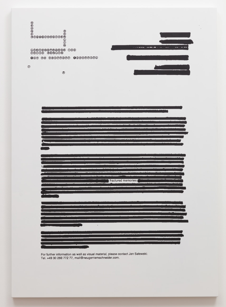 Johannes Wohnseifer, Fractured Memories