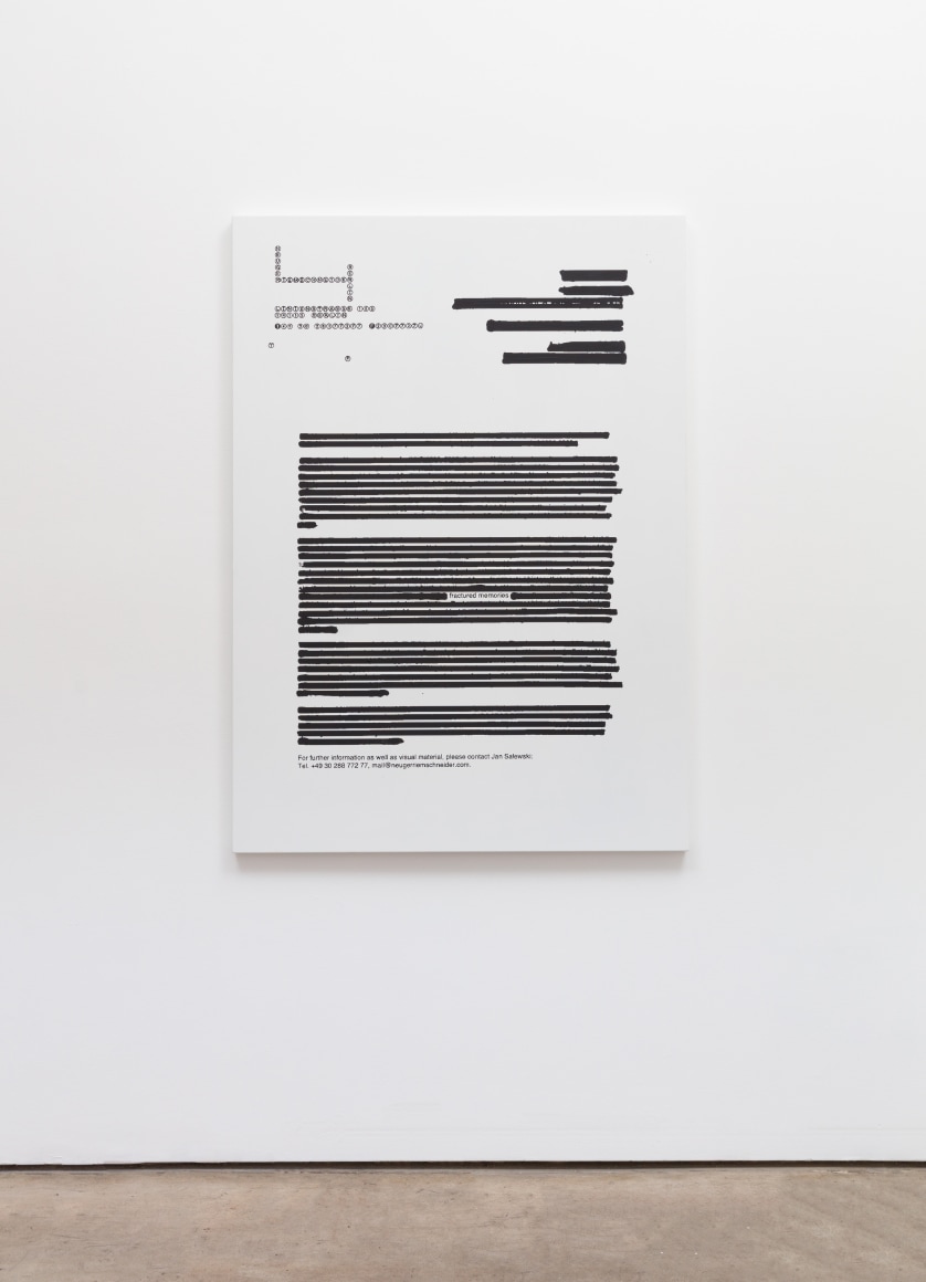 Johannes Wohnseifer, Fractured Memories