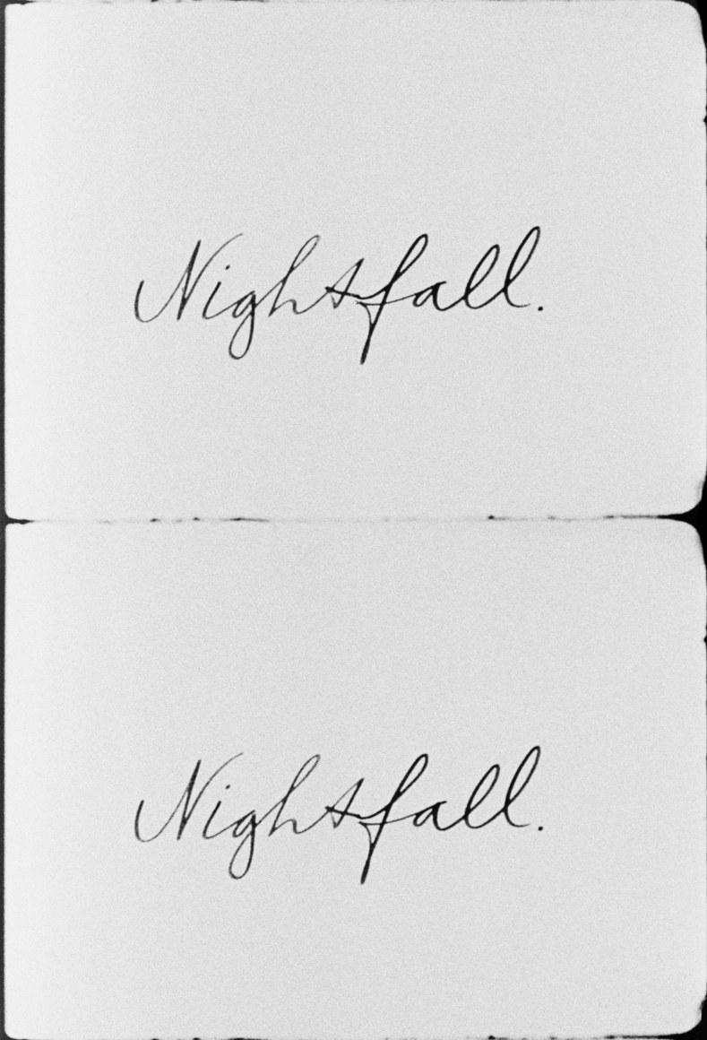Bas Jan&nbsp;Ader, Nightfall, 1971