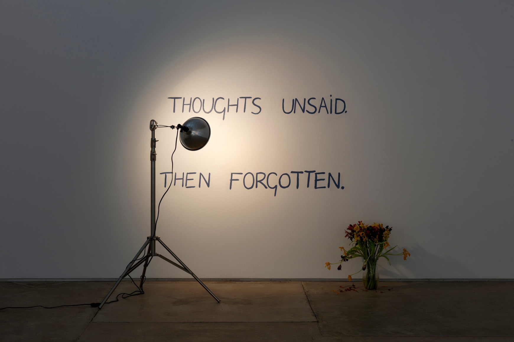 Bas Jan&nbsp;Ader, Thoughts unsaid, then forgotten, 1973 / 2023