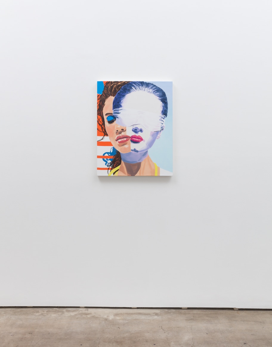 Christiane Lyons Jay: Arrangement in Brilliant Rose and Payne's Grey, 2018